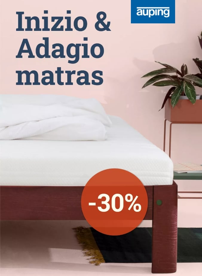 -30% op het Inizio & Adagio matras