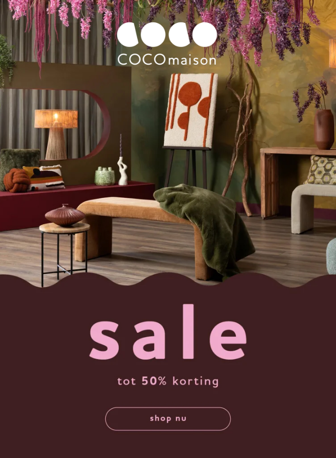 SALE: tot 50% korting