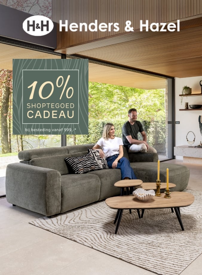 10% shoptegoed cadeau