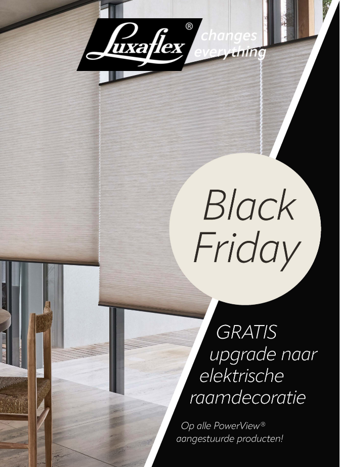 Gratis upgrade naar elektrische raamdecoratie