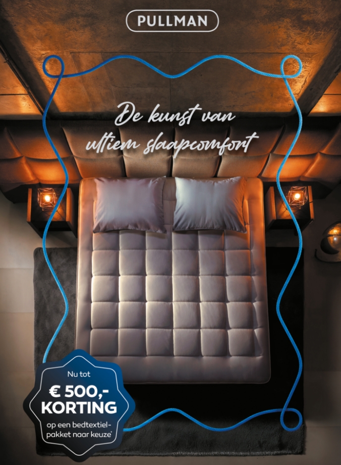 Gratis bedtextielpakket t.w.v. €500,-
