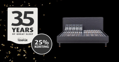 TEMPUR Arc™ bed 25% korting