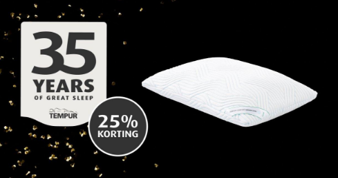 TEMPUR® Comfort Hoofdkussen 25% korting