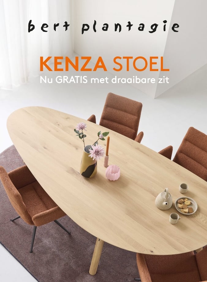 Gratis draaifunctie op stoel Kenza