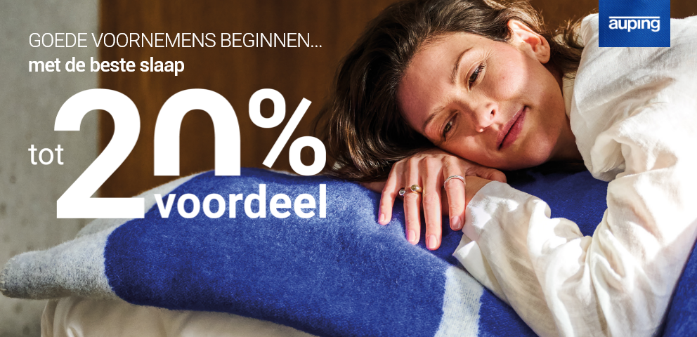 Auping: tot 20% voordeel