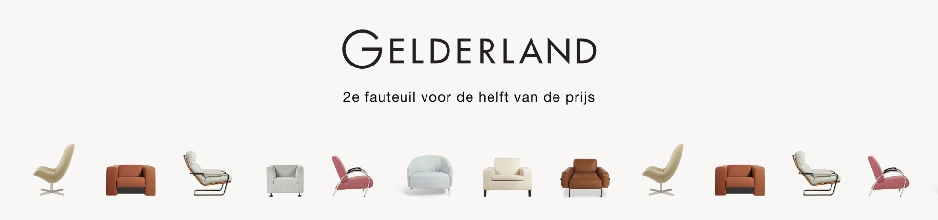 2e fauteuil voor de helft bij Gelderland