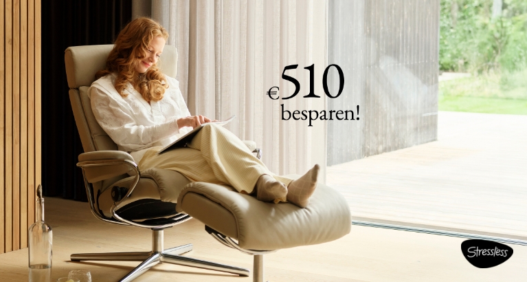 Stressless®: tot €510,- voordeel