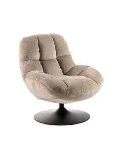 Draaifauteuil Luna taupe