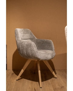 Armstoel Liva Grey