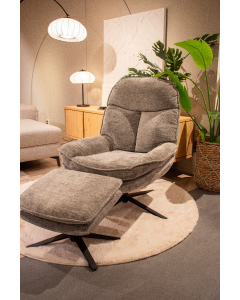 Fauteuil + Hocker Florence