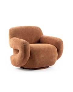 Draaifauteuil Moise mauve