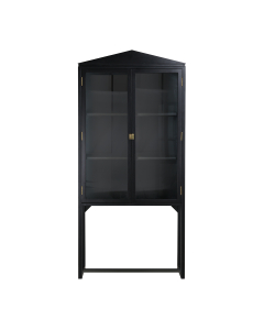Vitrinekast Crested black