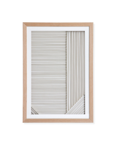 Wanddecoratie Layered paper art frame A