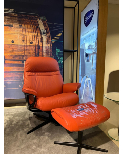 Relaxfauteuil Sunrise Cross L + voetenbank