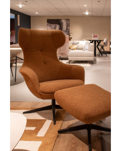 Fauteuil + Hocker Noora
