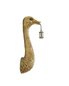 Wandlamp Mozzi Struisvogel Brons