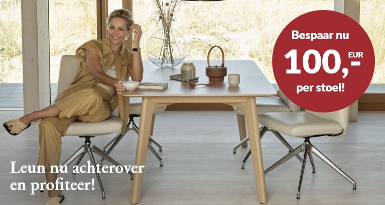 Actie - Korting op de Stressless® eetkamerstoelen