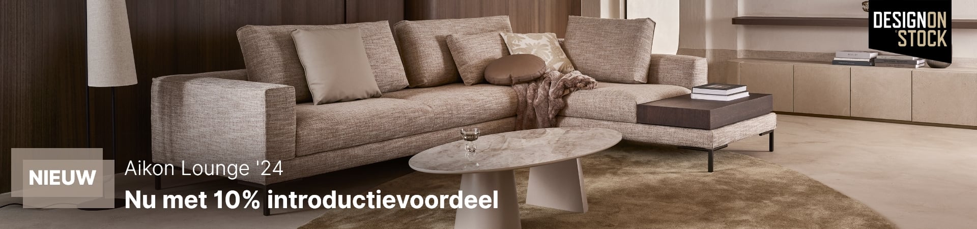 Actie - Design on Stock: 10% introductievoordeel Aikon Lounge '24