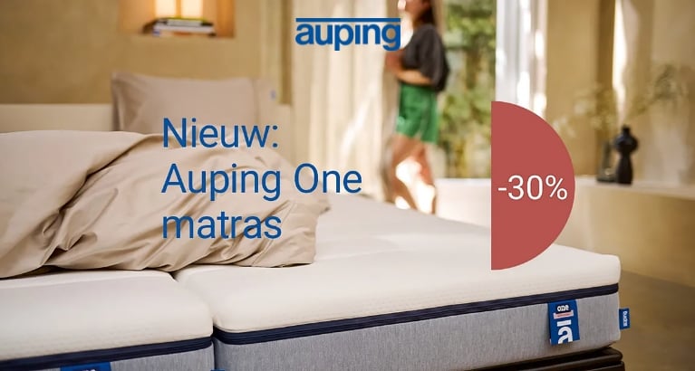 Actie - Auping: One & Two nu met 30% korting