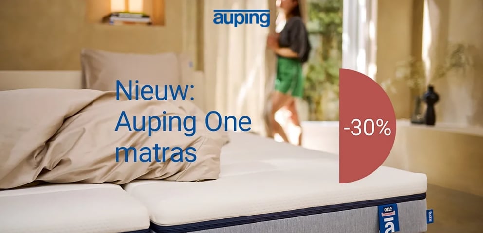 Actie - Auping: One & Two nu met 30% korting