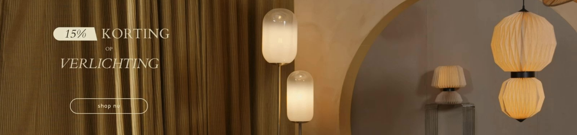 Actie - COCOmaison: 15% korting op verlichting