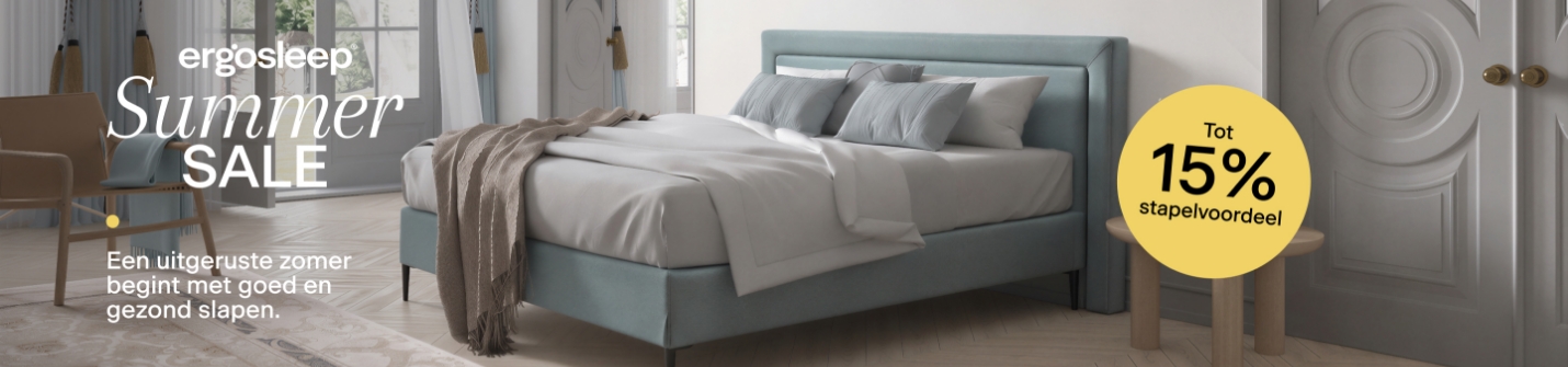 Actie - Ergosleep Summer Sale: tot 15% stapelvoordeel