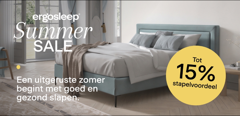 Actie - Ergosleep Summer Sale: tot 15% stapelvoordeel