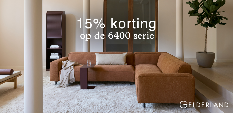 Actie - Gelderland: 15% korting op 6400 serie