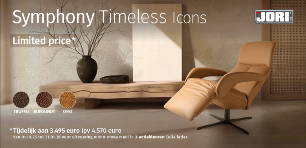 Actie - Jori: Symphony Mono-Move nu extra voordelig