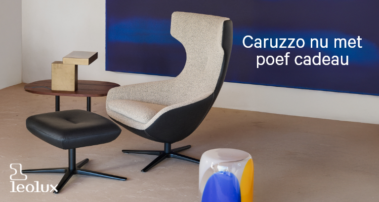 Actie - Leolux: Caruzzo nu met poef cadeau