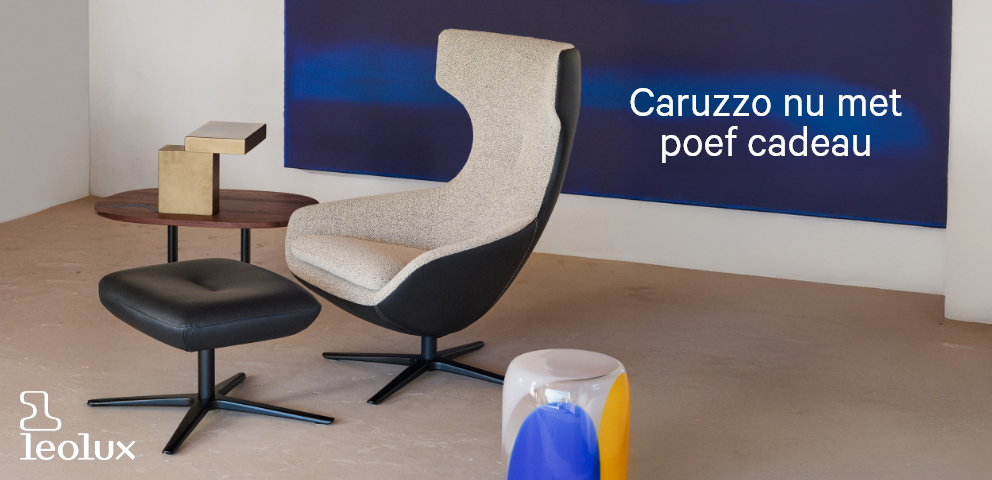 Actie - Leolux: Caruzzo nu met poef cadeau
