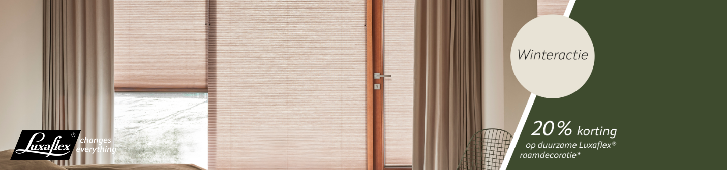 Actie - Luxaflex®: Winteractie -20%