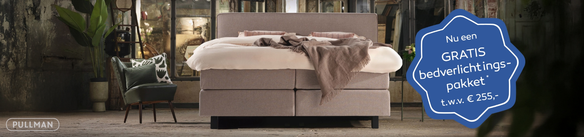 Actie - Pullman: gratis bedverlichtingspakket bij Express