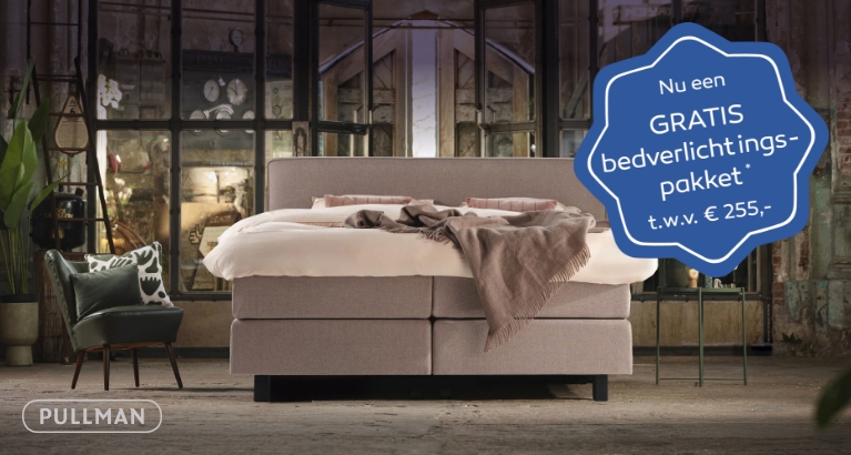 Actie - Pullman: gratis bedverlichtingspakket bij Express
