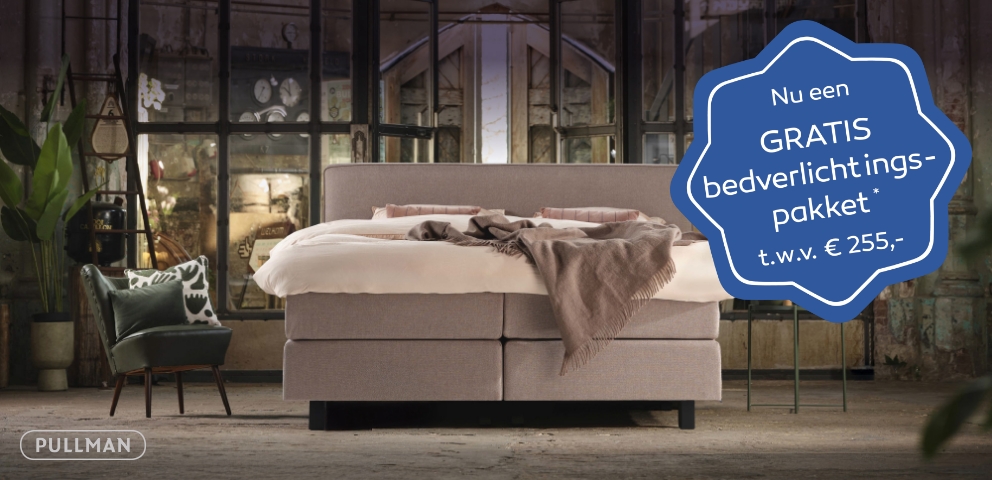 Actie - Pullman: gratis bedverlichtingspakket bij Express
