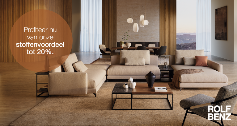 Actie - Rolf Benz: Stoffenvoordeel tot -20%