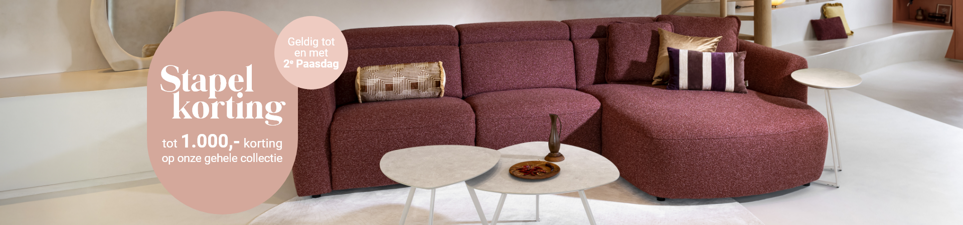 Stapelkorting tot €1.000,-