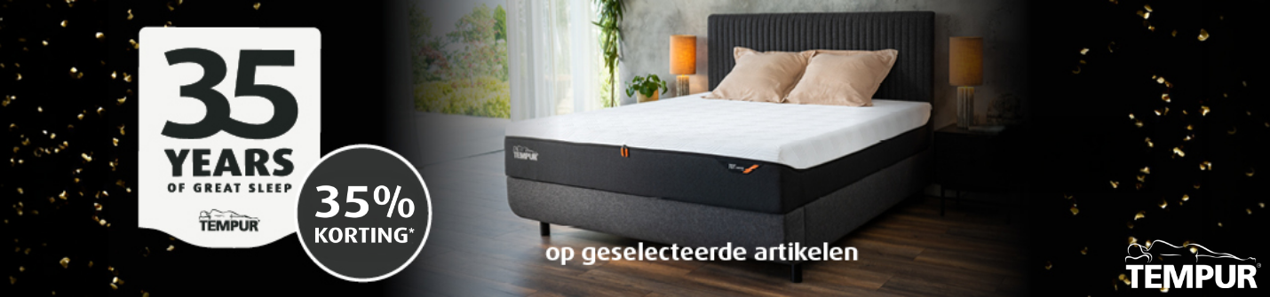 Actie - TEMPUR®: tot 35% korting - Banner