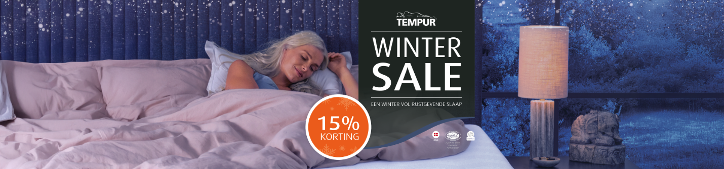 Actie - TEMPUR® Wintersale: 15% korting