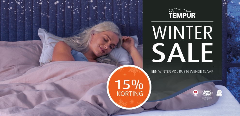 Actie - TEMPUR® Wintersale: 15% korting